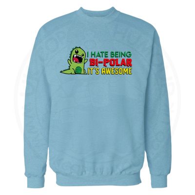 Bi-Polar Sweatshirt - Sky Blue, 2XL
